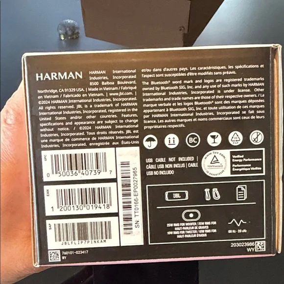 JBL Flip 7 Speaker - Pink - Picture 7 of 7